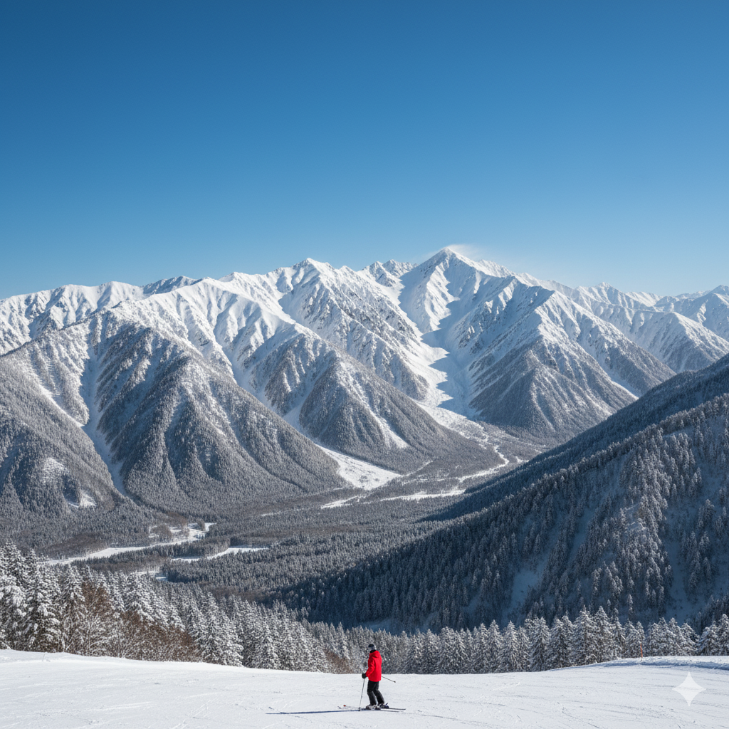 Nagano Japan Alps dramatic peaks